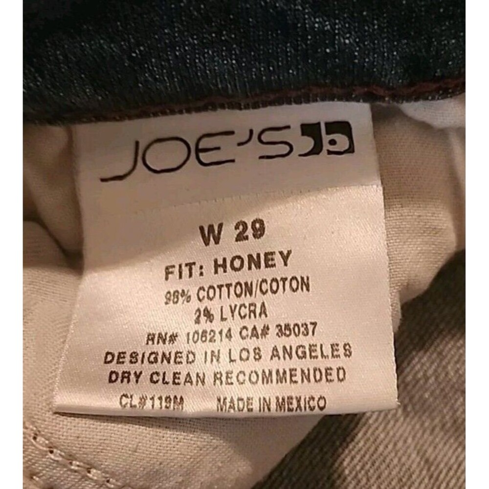 Joe's Womens Jeans 29 Medium Wash Denim Distressed Bootcut  Fit: Honey - Picture 5 of 9